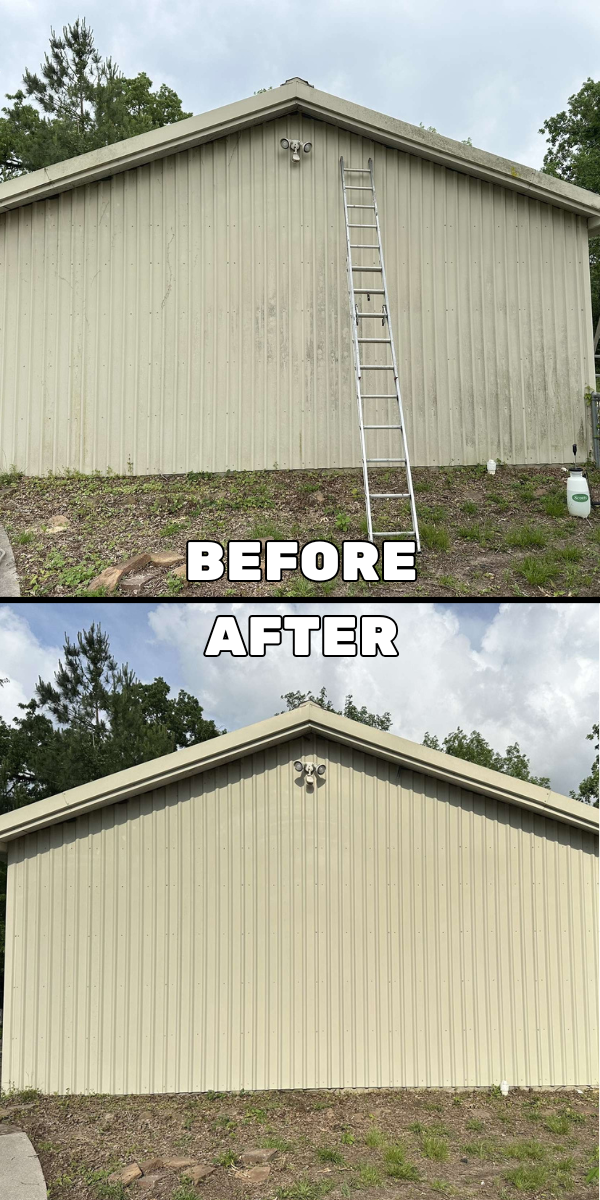 Power washing, Exterior cleaning