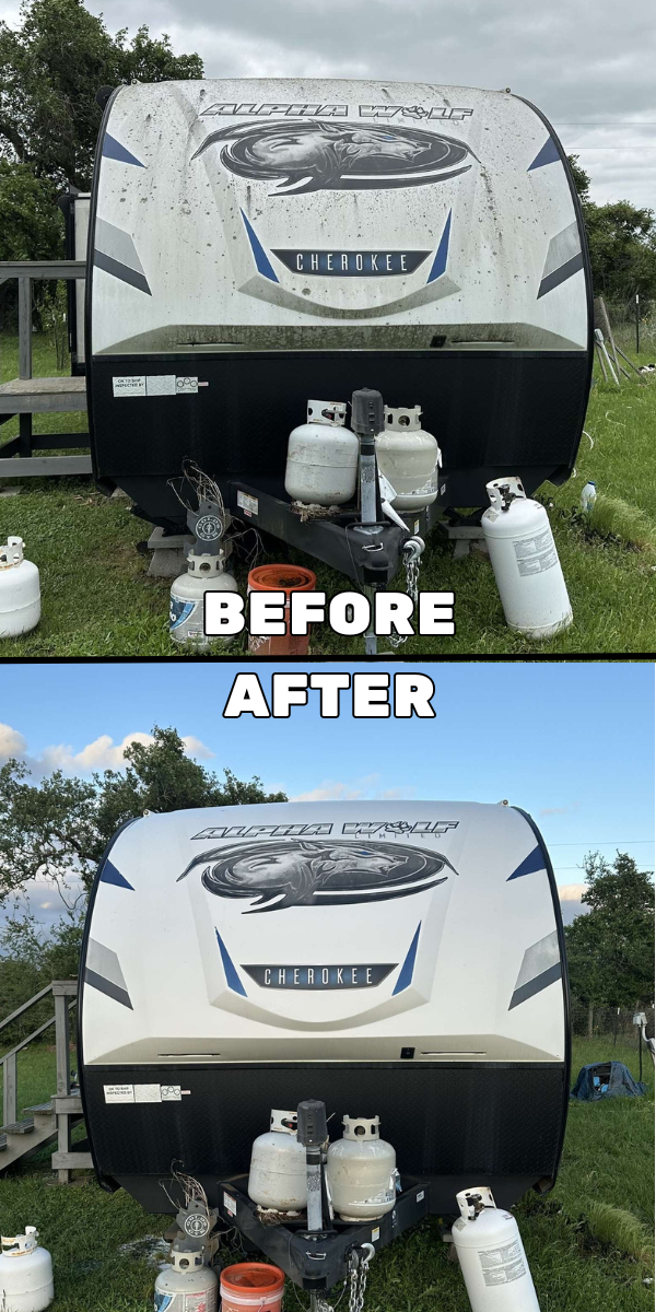 Solar panel cleaning, Exterior cleaning
